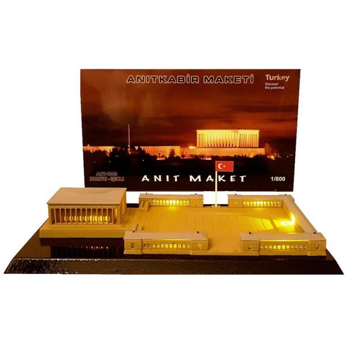 Anıtkabir Maketi Monte - LED Işıklı 29×17 cm - Görsel 3