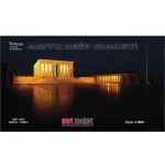 Anıtkabir Maketi Monte - LED Işıklı 29×17 cm - Görsel 9