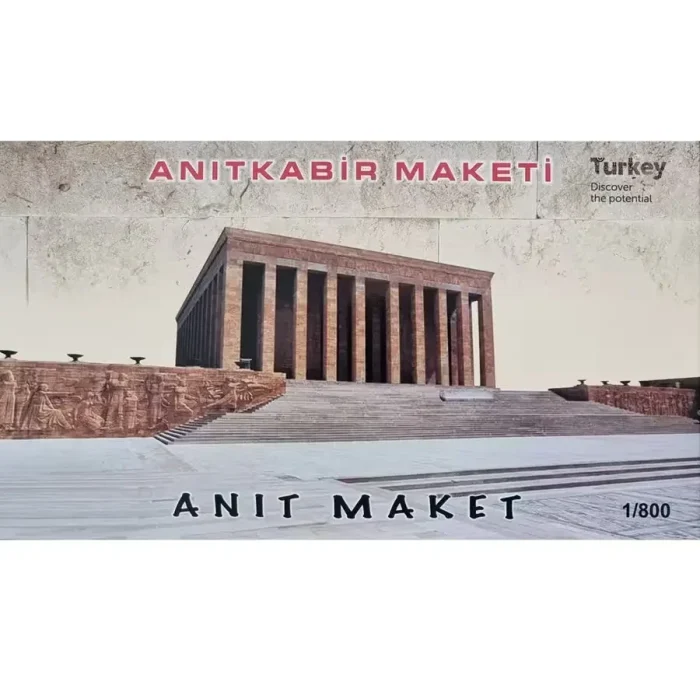 Anıtkabir Maketi DeMonte 33 Parça 29×17 cm Kendin Yap - Görsel 6