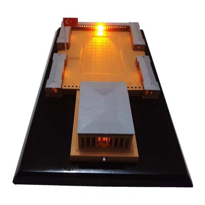 Anıtkabir Maketi Monte - LED Işıklı 29×17 cm - Görsel 7